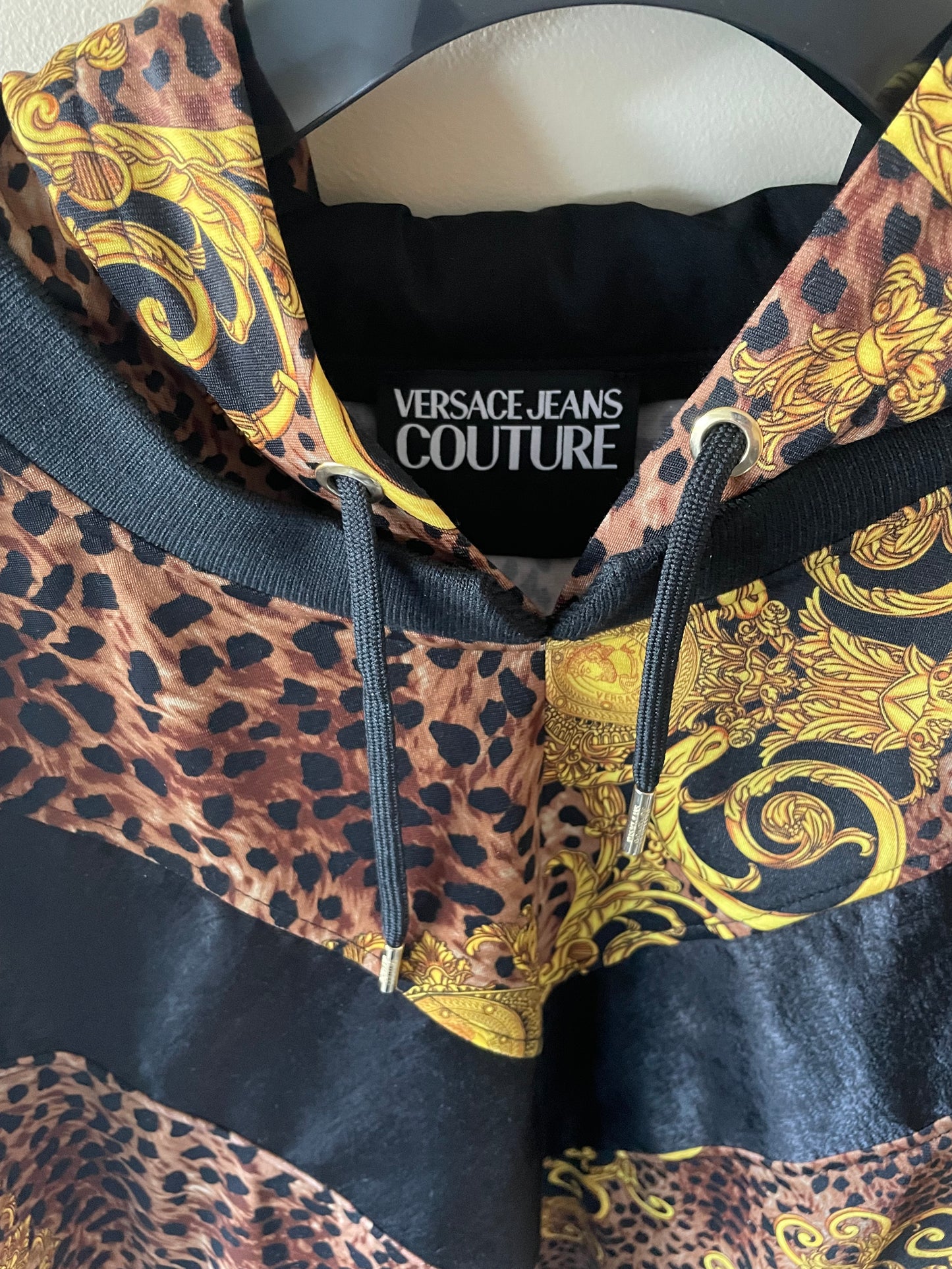 Sweat-shirt hoodie VERSACE JEANS COUTURE Baroque Animal