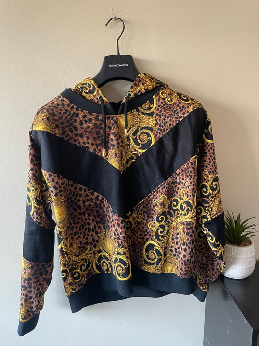 Sweat-shirt hoodie VERSACE JEANS COUTURE Baroque Animal